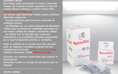 Las nuevas cajas Remaches Tudela 2017 pueden satisfacer diferentes exigencias.